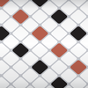 White Patterned