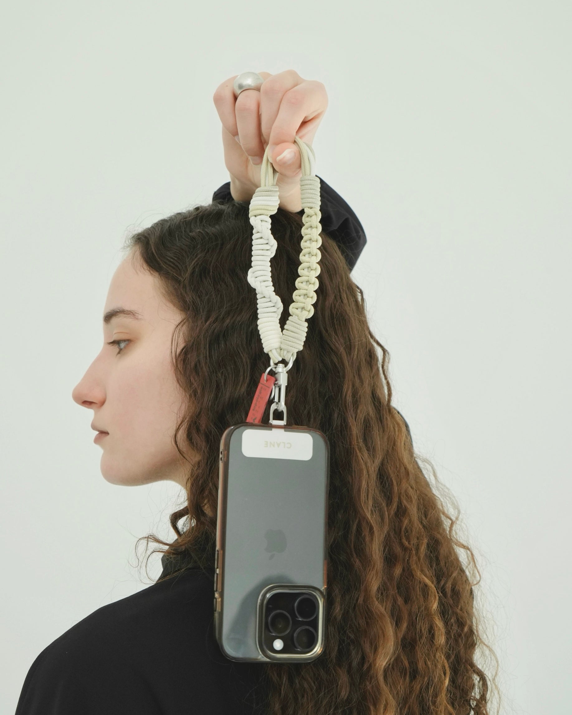 Topologie x CLANE Mini Macrame Wrist Strap w/ Phone Strap Adapter