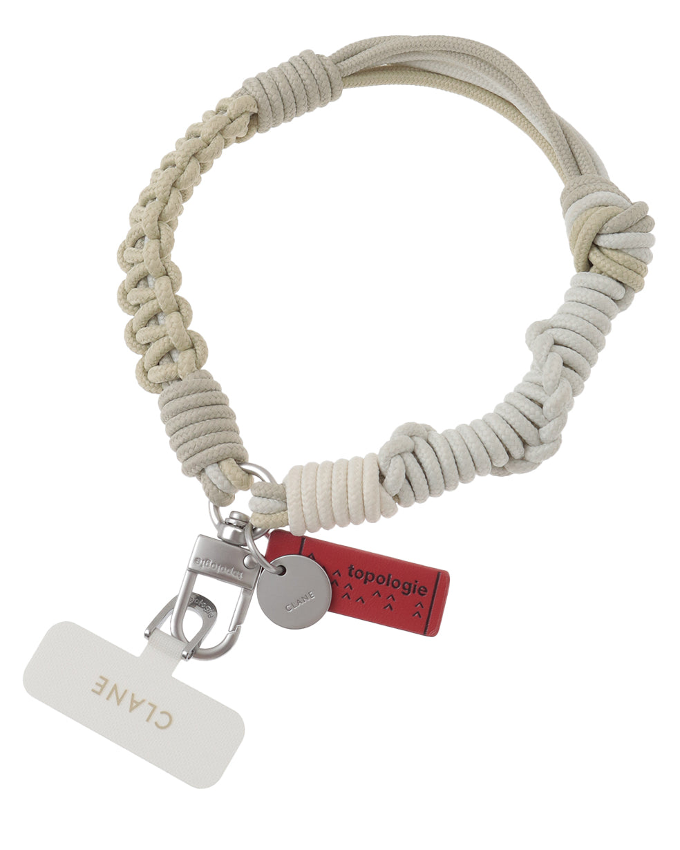 Topologie x CLANE Mini Macrame Wrist Strap w/ Phone Strap Adapter