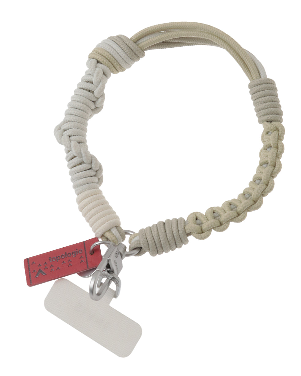 Topologie x CLANE Mini Macrame Wrist Strap w/ Phone Strap Adapter