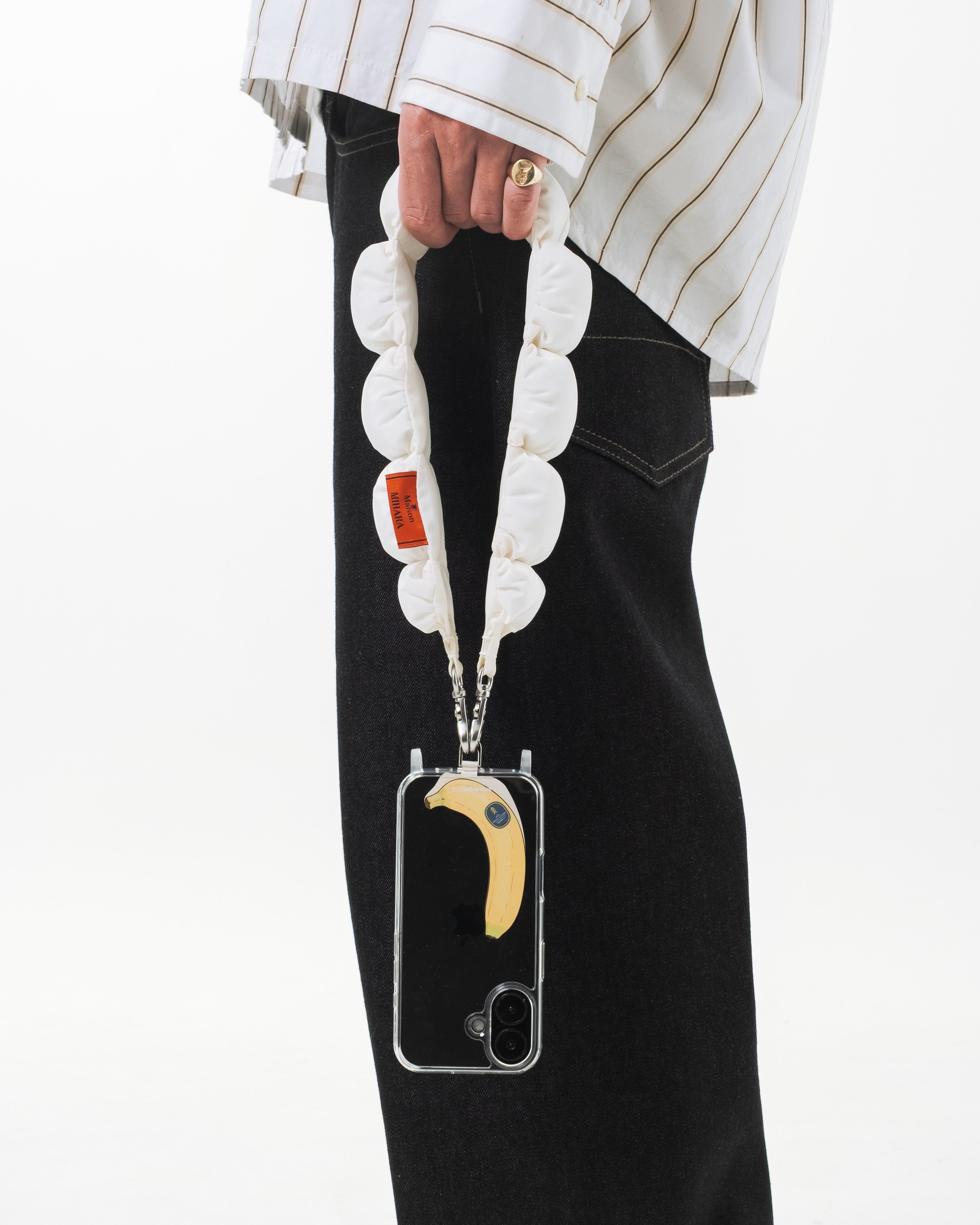 Topologie x Maison MIHARA YASUHIRO Puffer Wrist Strap